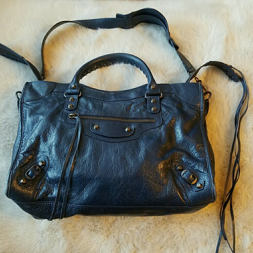 Balenciaga Bleu Obscur City Bag